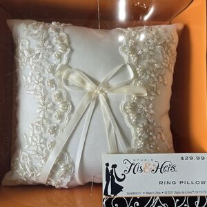 His & Hers Ring Pillow